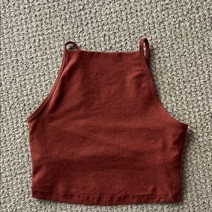 Beyond Yoga Rust Crop Top